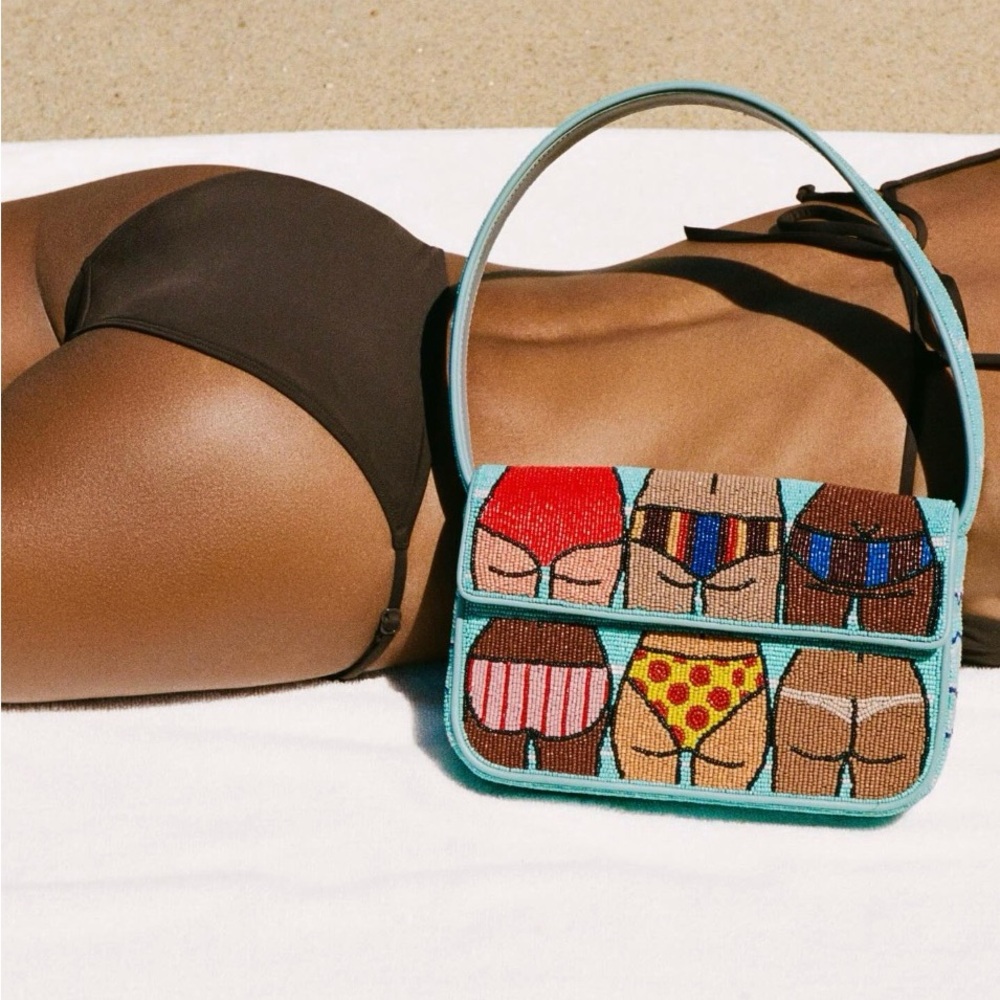 Colorful Beaded Women Bag